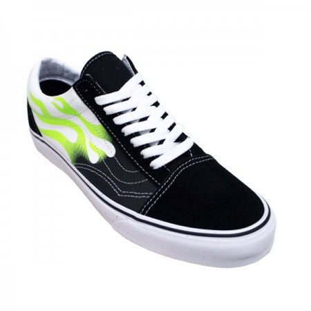 VANS　"OLD SKOOL"　(FLAME) Black/True White