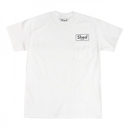Shed　Tシャツ　"PO box"　(White)