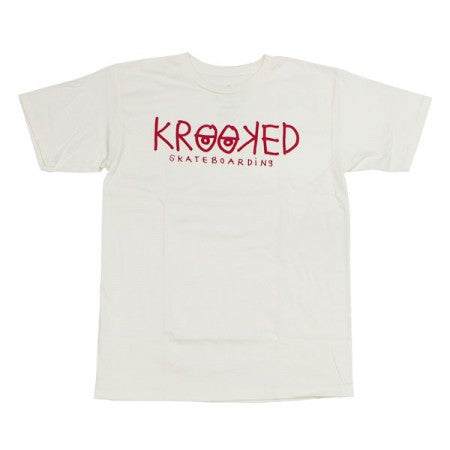 KROOKED　Tシャツ　"KROOKED EYES TEE"　(Cream)