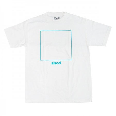 Shed Tシャツ "square" (white)
