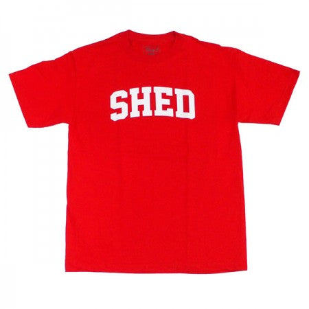 Shed Tシャツ "skool 2" (red)