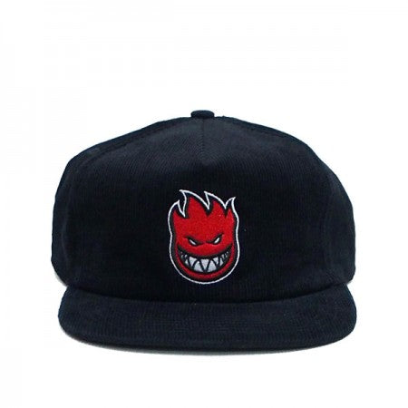 SPITFIRE　キャップ　"BIGHEAD FILL SNAPBACK CAP"　(Black Cord/Red)
