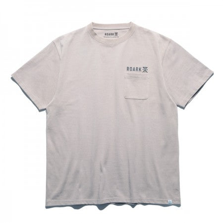★30%OFF★ ROARK REVIVAL　Tシャツ　"LOGO 9.3oz H/W POCKET TEE"　(Beige)