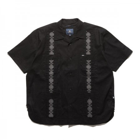 ★30%OFF★ ROARK REVIVAL　S/Sシャツ　"S/S CUBA SHIRTS - COMFORT FIT"　(Black)