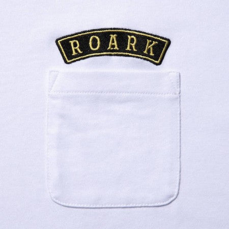 ROARK REVIVAL　Tシャツ　"MEDIEVAL 9.3oz H/W POCKET TEE"　(White)
