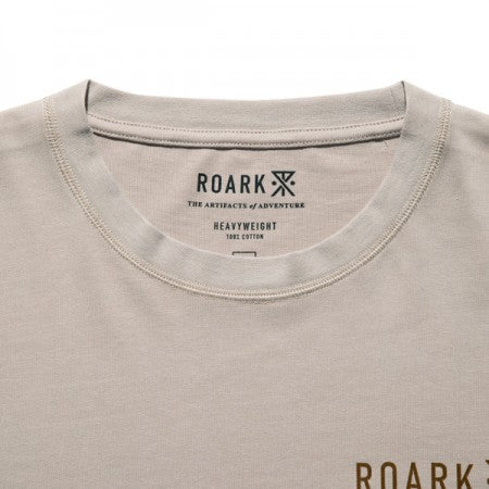 ROARK REVIVAL　Tシャツ　"LOGO 9.3oz H/W POCKET TEE"　(Beige)