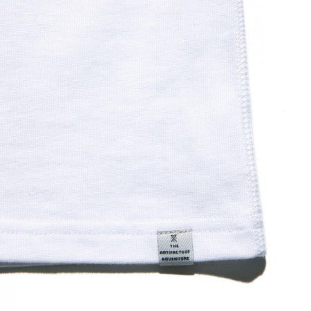 ROARK REVIVAL　Tシャツ　"LOGO 9.3oz H/W POCKET TEE"　(White)