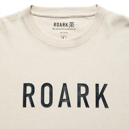 ROARK REVIVAL　Tシャツ　"LOGO TEE"　(Beige)