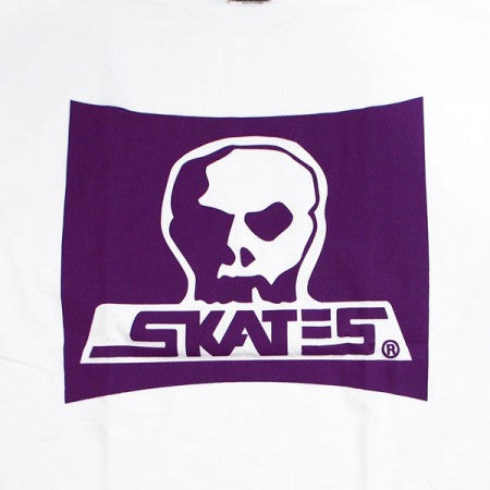 SKULL SKATES　"PURPS WHITE Tシャツ"　(White/Purple)