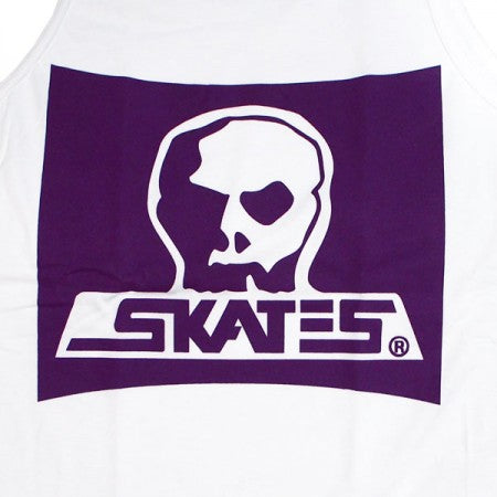 SKULL SKATES　"PURPS WHITE タンクトップ"　(White/Purple)