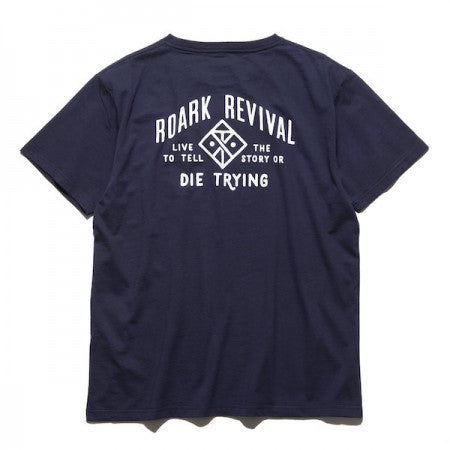 ROARK REVIVAL　Tシャツ　"LIVE TO TELL TEE"　(Navy)