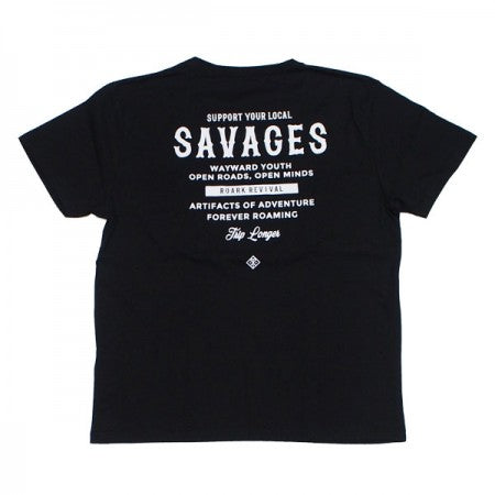 ROARK REVIVAL　Tシャツ　"SAVAGES TEE"　(Black)