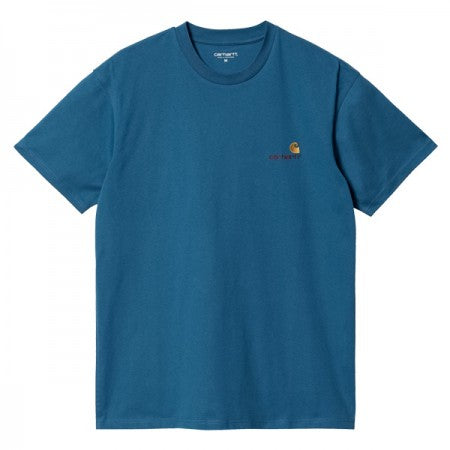 Carhartt WIP　Tシャツ　"S/S AMERICAN SCRIPT T-SHIRT"　(Amalfi)