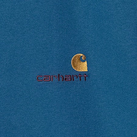 Carhartt WIP　Tシャツ　"S/S AMERICAN SCRIPT T-SHIRT"　(Amalfi)