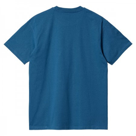 Carhartt WIP　Tシャツ　"S/S AMERICAN SCRIPT T-SHIRT"　(Amalfi)