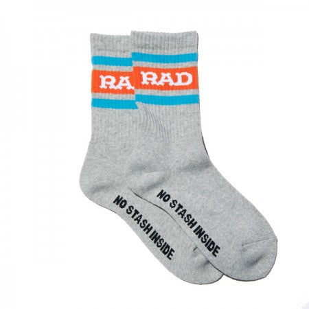 RADIALL　ソックス　"MID KICK 1PAC SOX MID"　(Heather Gray)