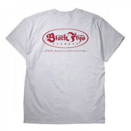 BLACK FLYS　Tシャツ　"OVAL OG S/S TEE"　(Ice Gray)