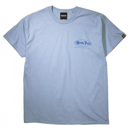 BLACK FLYS　Tシャツ　"OVAL OG S/S TEE"　(Stone Blue)