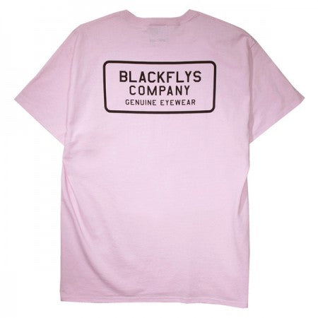 BLACK FLYS　Tシャツ　"MISSION S/S TEE"　(Light Pink)