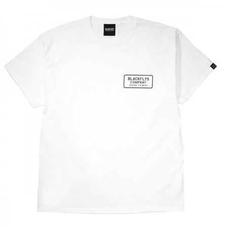 BLACK FLYS　Tシャツ　"MISSION S/S TEE"　(White)