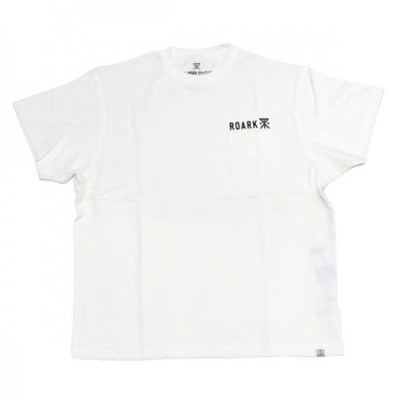 ROARK REVIVAL　Tシャツ　"LOGO 9.3oz H/W POCKET TEE"　(White)