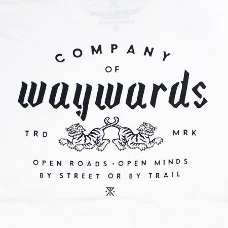 ROARK REVIVAL　Tシャツ　"COMPANY OF WAYWARDS TEE"　(White)