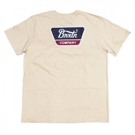 ★30%OFF★ BRIXTON　Tシャツ　"LINWOOD S/S STANDARD TEE"　(Cream)