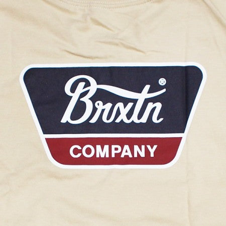 ★30%OFF★ BRIXTON　Tシャツ　"LINWOOD S/S STANDARD TEE"　(Cream)