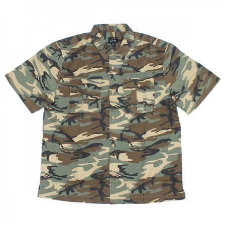 BRIXTON　S/Sシャツ　"SURPLUS S/S WOVEN"　(Camo Surplus)