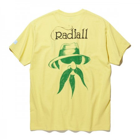 RADIALL×4D7S　Tシャツ　"JOINT CREW NECK T-SHIRT S/S"　(Yellow)