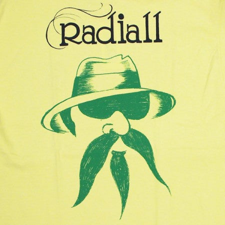 RADIALL×4D7S　Tシャツ　"JOINT CREW NECK T-SHIRT S/S"　(Yellow)