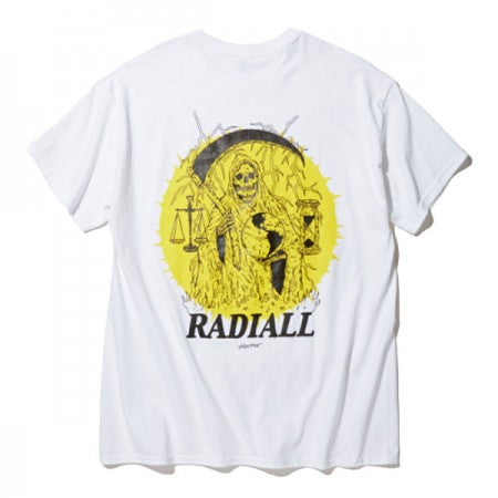 RADIALL　Tシャツ　"HOUR GLASS CREW NECK T-SHIRT S/S"　(White)