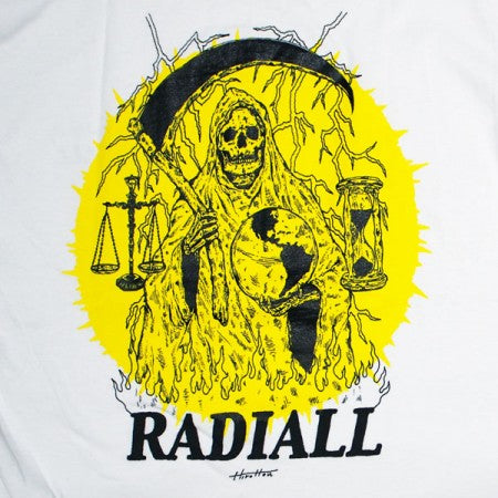 RADIALL　Tシャツ　"HOUR GLASS CREW NECK T-SHIRT S/S"　(White)