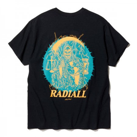 RADIALL　Tシャツ　"HOUR GLASS CREW NECK T-SHIRT S/S"　(Black)