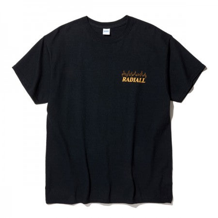 RADIALL　Tシャツ　"HOUR GLASS CREW NECK T-SHIRT S/S"　(Black)