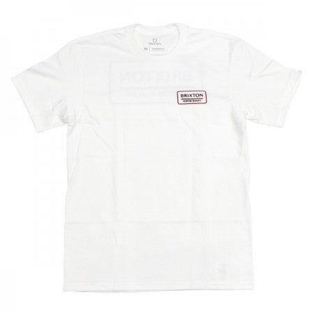 BRIXTON　Tシャツ　"PALMER PROPER S/S STANDARD TEE"　(White)