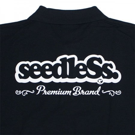 seedleSs　ポロシャツ　"SPROUT POLO SHIRTS"　(Black)