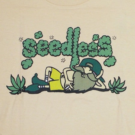 seedleSs　Tシャツ　"CHILLIN TIME S/S TEE"　(Natural)