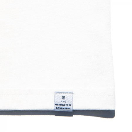 ROARK REVIVAL　Tシャツ　"LOGO FINE TECH DRY TEE"　(White)