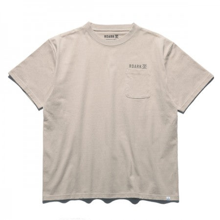 ROARK REVIVAL　Tシャツ　"LOGO FINE TECH DRY TEE"　(Beige)