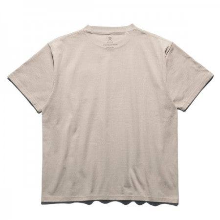 ROARK REVIVAL　Tシャツ　"LOGO FINE TECH DRY TEE"　(Beige)