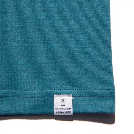 ROARK REVIVAL　Tシャツ　"GUIDEWORKS SKULL FINE TECH DRY TEE"　(Dark Teal)