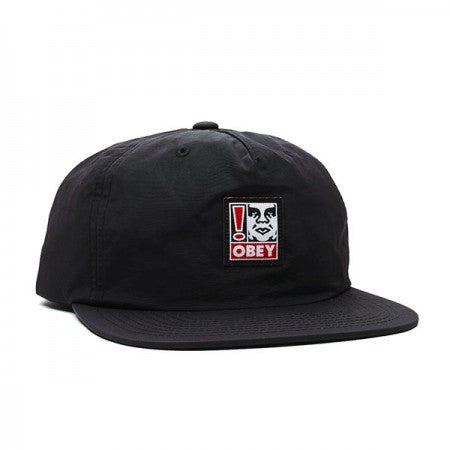 OBEY　キャップ　"EXCLAMATION SNAPBACK CAP"　(Black)