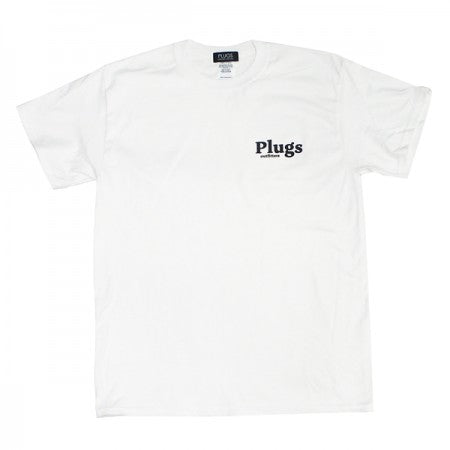 PLUGS　Tシャツ　"OF LOGO TEE"　(White)