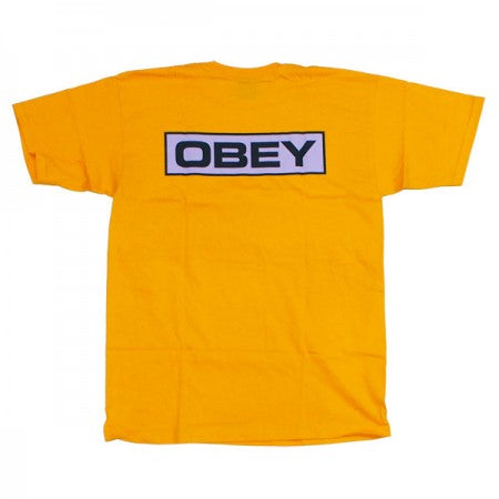 OBEY　Tシャツ　"DEPOT OBEY BASIC TEE"　(Gold)