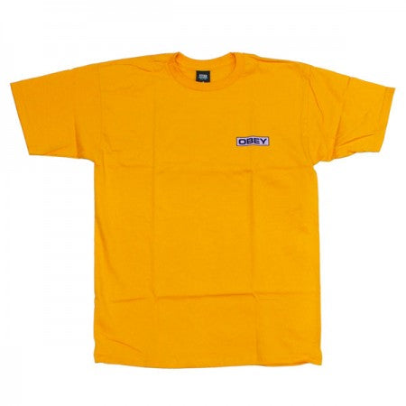 OBEY　Tシャツ　"DEPOT OBEY BASIC TEE"　(Gold)