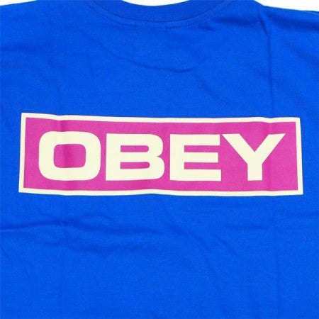 OBEY　Tシャツ　"DEPOT OBEY BASIC TEE"　(Royal Blue)