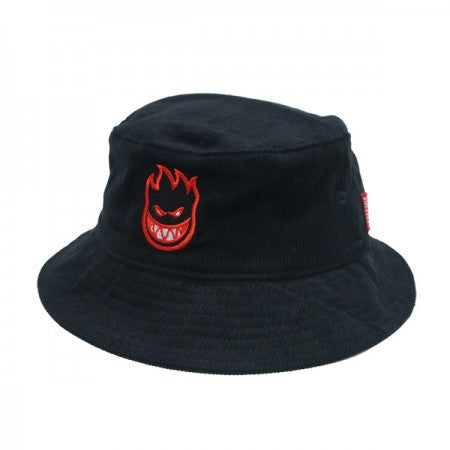 SPITFIRE　ハット　"BIGHEAD FILL BUCKET HAT"　(Black / Red / Black)