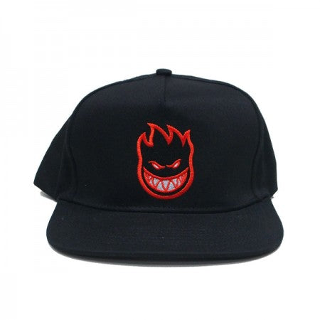 SPITFIRE　キャップ　"BIGHEAD FILL SNAPBACK CAP"　(Black / Red / Black)