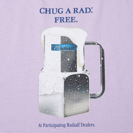 RADIALL　Tシャツ　"CRAGER CREW NECK T-SHIRT S/S"　(Purple)